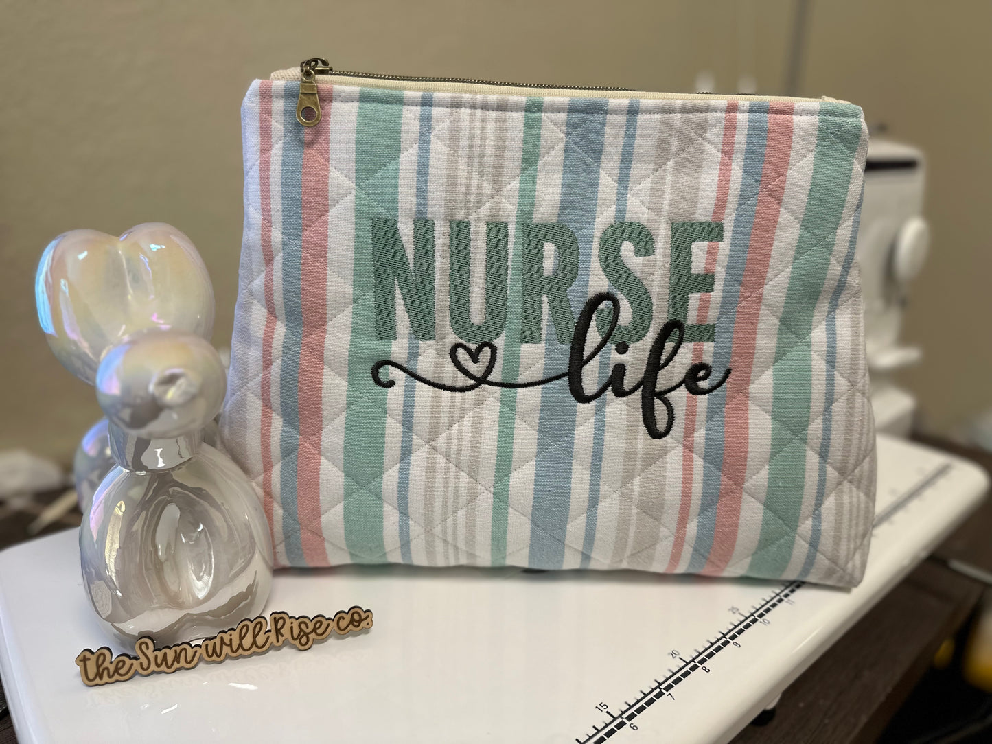 Nurse Life | Swayer Embroidered Quilted Bag