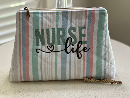 Nurse Life | Swayer Embroidered Quilted Bag