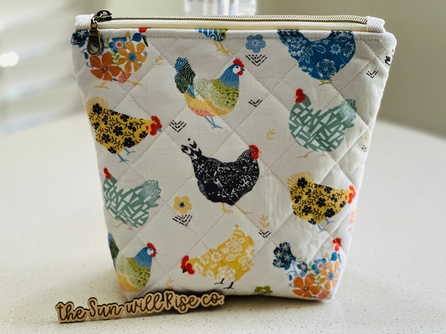 Farmhouse Hens | Aniston Quilted Bag