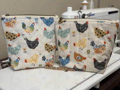 Farmhouse Hens | Aniston Quilted Bag