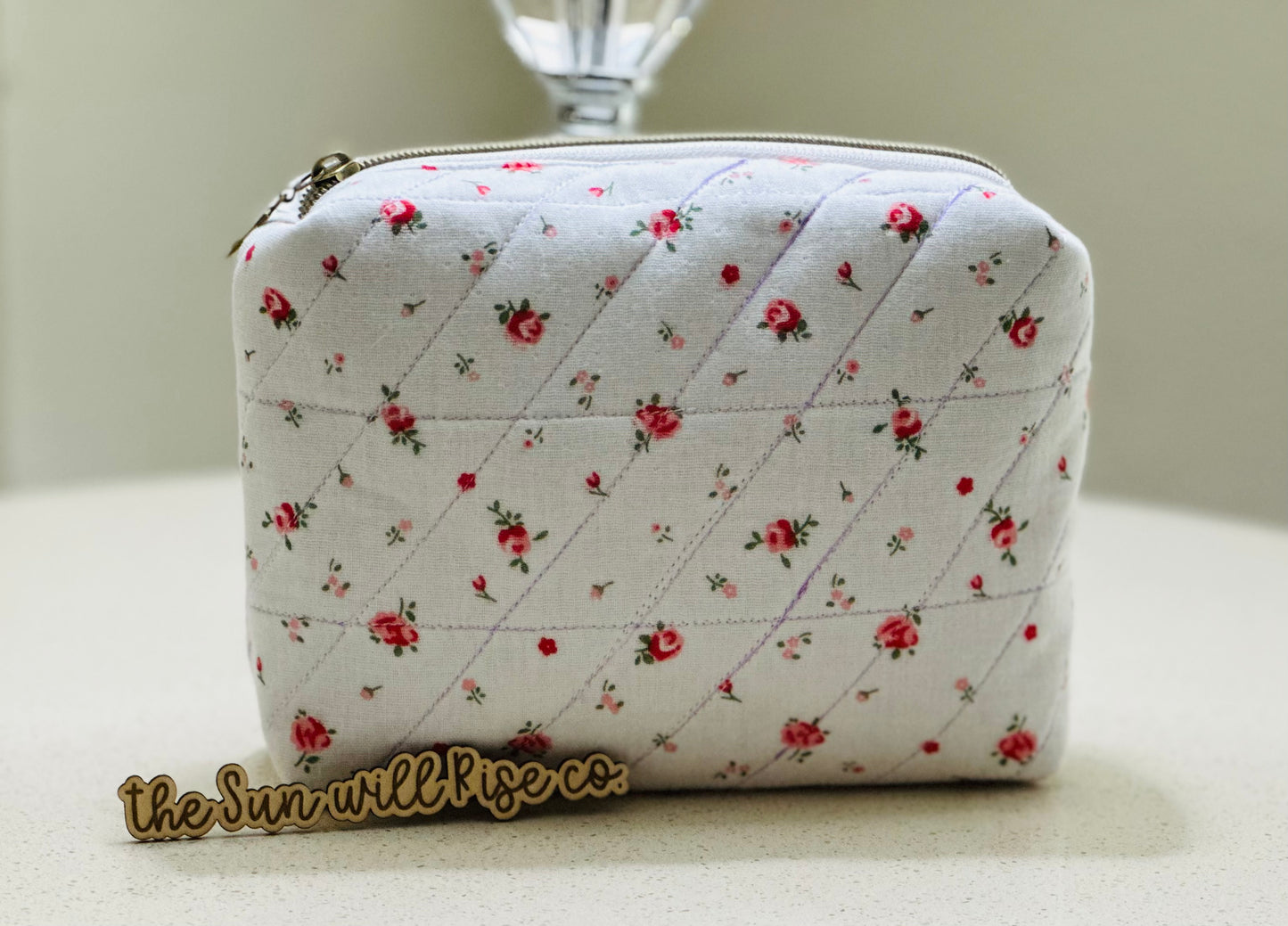 Blushing Rose |Sunday Mini Quilted Bag