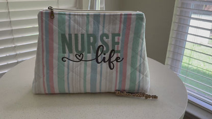 Nurse Life | Swayer Embroidered Quilted Bag