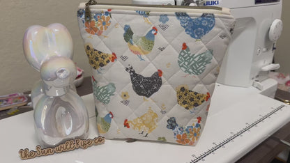 Farmhouse Hens | Aniston Quilted Bag